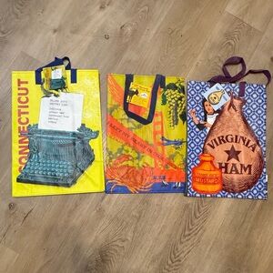 Trader Joe's Resuable Shopping Tote Bag 6 gallon - NEW Set of 3